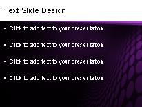 Abc Violet Bar PowerPoint Template text slide design